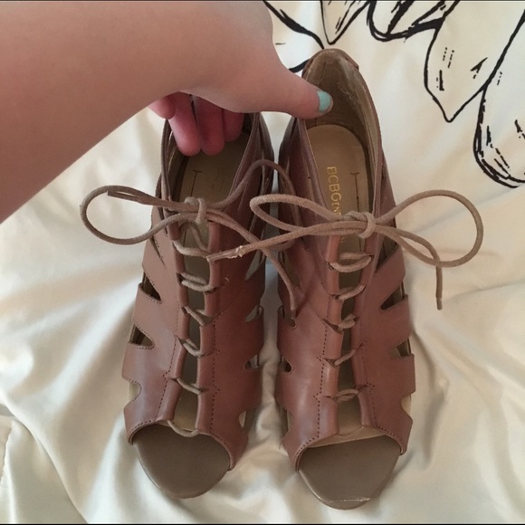 BCBG Lace up Heels - Picture 2 of 3